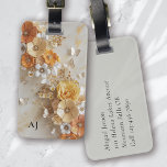 Monogram 3D Butterfly Vår Garden Blommigt Bagagebricka<br><div class="desc">Lyft upp ditt bagage med den här personligen som är perfekt för resenärer</div>
