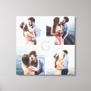 Monogram 4 fotoutfoto till Canvas