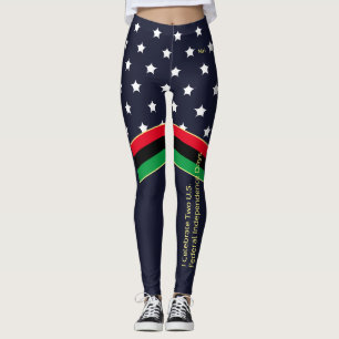 Monogram 4 juli Independence day 19 juli Leggings