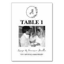 Monogram 50-årsjubileum för bröllopet Anpassad bil