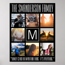 Monogram 8 Ram-citat Poster