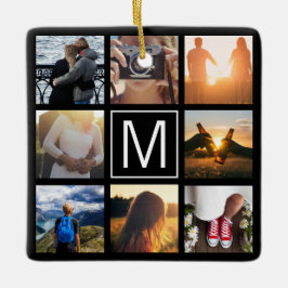 Monogram 8 Ram NGL Julgransprydnad Keramik