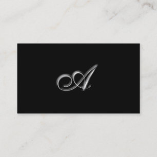 Monogram A-affärskort Visitkort