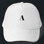 Monogram A Brev eller Symbol Anpassningsbar Abril  Keps<br><div class="desc">Abril Fatface Font Truckerkeps White and White Färg Hat Monogram A Brev eller Symbol Hat Väldigt Nice Hat,  användbart för alla sport,  Studenter,  kontorspersonal,  turister och så vidare, </div>