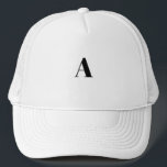 Monogram A Brev eller Symbol Anpassningsbar Abril  Keps<br><div class="desc">Abril Fatface Font Truckerkeps White and White Färg Hat Monogram A Brev eller Symbol Hat Väldigt Nice Hat,  användbart för alla sport,  Studenter,  kontorspersonal,  turister och så vidare, </div>