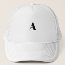 Monogram A Brev eller Symbol Anpassningsbar Abril Keps
