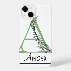 Monogram A Lavender Eucalyptus Fodral-Mate iPhone 