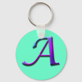 Monogram A-nyckelkedja Nyckelring