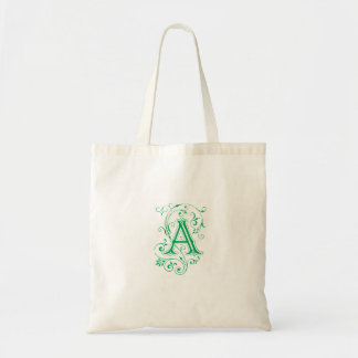 Monogram "A" Tote Tygkasse