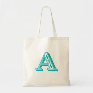 Monogram "A" Tote Tygkasse