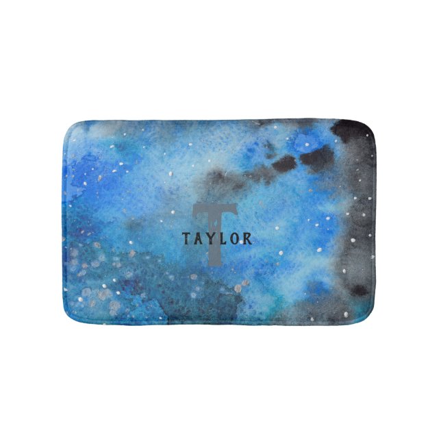 Monogram Abstrakt Art Badrumsmatta (Framsidan)