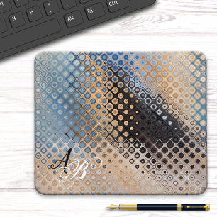 Monogram Abstrakt Art Glass Dots Musmatta