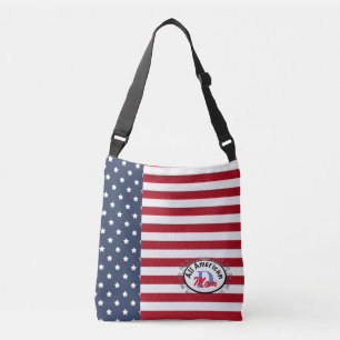 Monogram All-Amerika-over Tote Bag Axelväska
