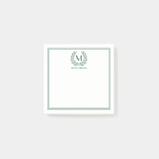 Monogram andedräkt post-it block