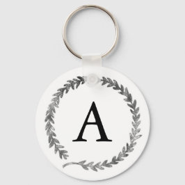 Monogram-andeklangkedja Nyckelring