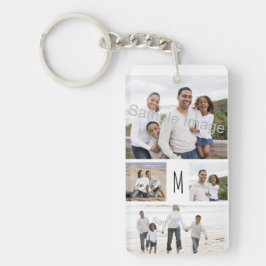 Monogram Anpassningsbar Family Photo Collage Brev