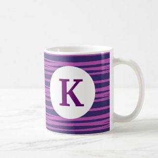 Monogram Anpassningsbar Tryckt kaffe Mugg Lila Ran