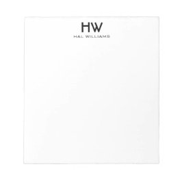 Monogram-Anteckningsblock Anteckningsblock