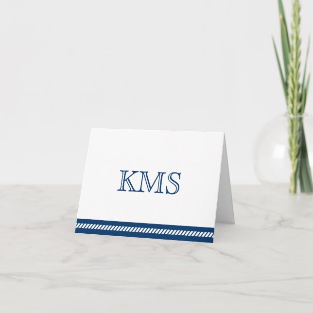 Monogram anteckningskort (Framsida)