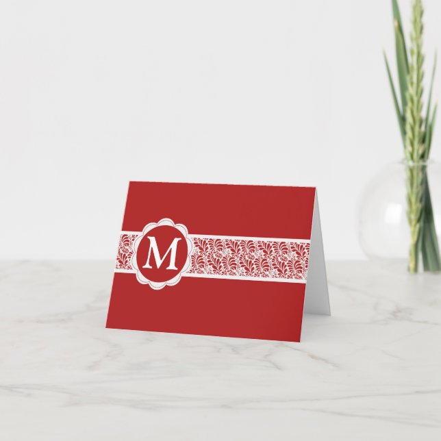 Monogram Anteckningskort (Framsida)