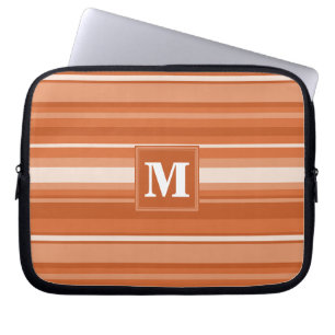 Monogram apelsandränder laptop fodral