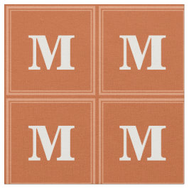 Monogram apelsin tyg