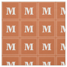 Monogram apelsin tyg