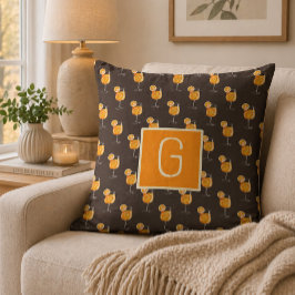 Monogram Aperol Spritz Cocktail Kuddcover Kudde