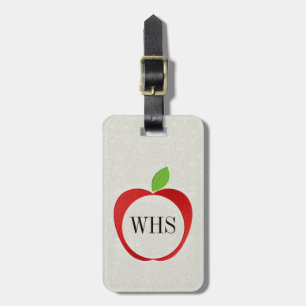Monogram Apple Luggage Tag . Visa bakåt Bagagebricka