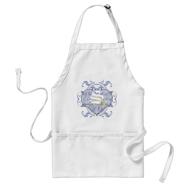 Monogram Apron Förkläde (Framsidan)
