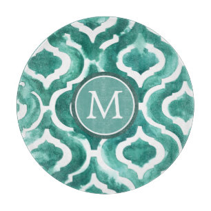 Monogram   Aquamarine Motif IV