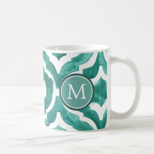 Monogram Aquamarine Motif IV Kaffemugg