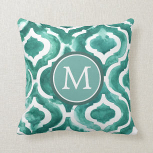 Monogram Aquamarine Motif IV Kudde