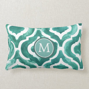 Monogram Aquamarine Motif IV Lumbarkudde