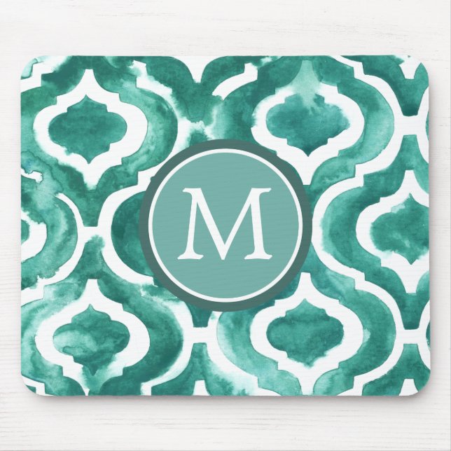 Monogram | Aquamarine Motif IV Musmatta (Framsidan)