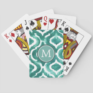 Monogram Aquamarine Motif IV Spel Kort