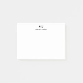 Monogram Att-göra-lista Post It Notes Post-it Block