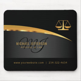 Monogram Attorney at Law - Black and Guld Musmatta