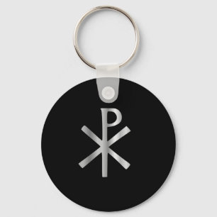 Monogram av Kristus - chirho Nyckelring