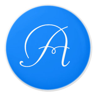 Monogram Azurblå Knopp