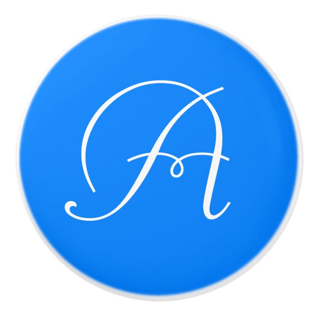 Monogram Azurblå Knopp (Framsidan)