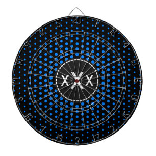 Monogram Azure Techno Dots Modern Piltavla