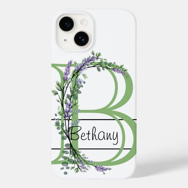 Monogram B Lavender Eucalyptus (Baksida)
