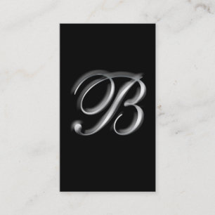 Monogram B-visitkort Visitkort