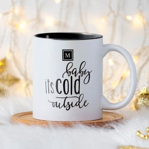 Monogram Baby är Kallet utanför modern Två-Tonad Mugg