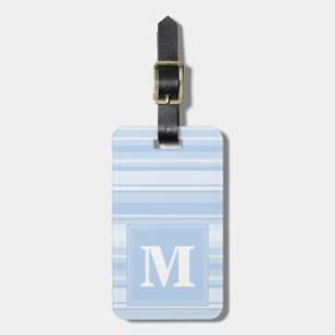 Monogram baby blue rand bagagebricka