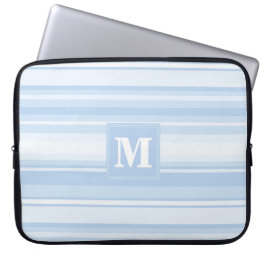 Monogram baby blue rand laptop sleeve