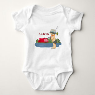 Monogram Baby Fisherman en biet T-Shirt