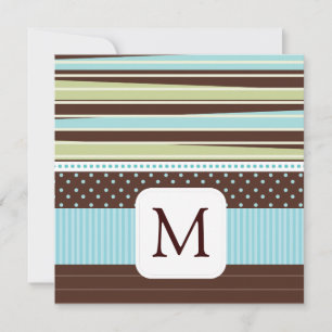 Monogram Baby fotoutmeddelanden Meddelande