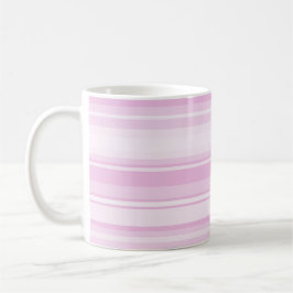 Monogram baby rosa rand kaffemugg